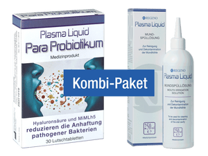 Kombi-Paket: Plasma Liquid Para-Probiotikum und Mundspüllösung